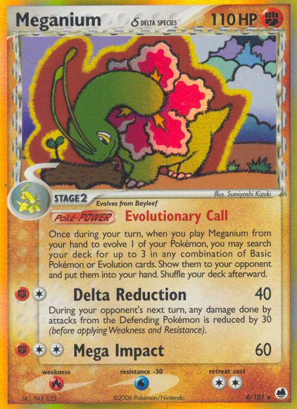 Meganium δ, Dragon Frontiers 004/101
