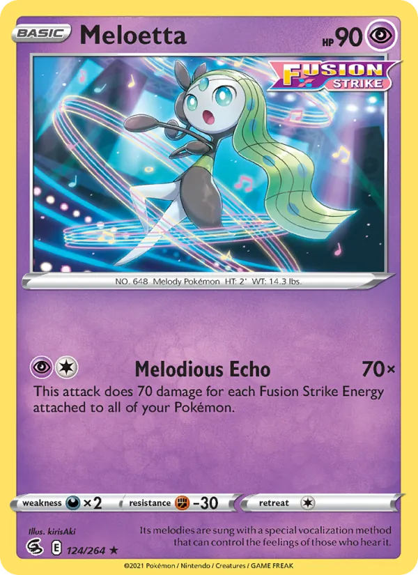 Meloetta, Fusion Strike 124/264