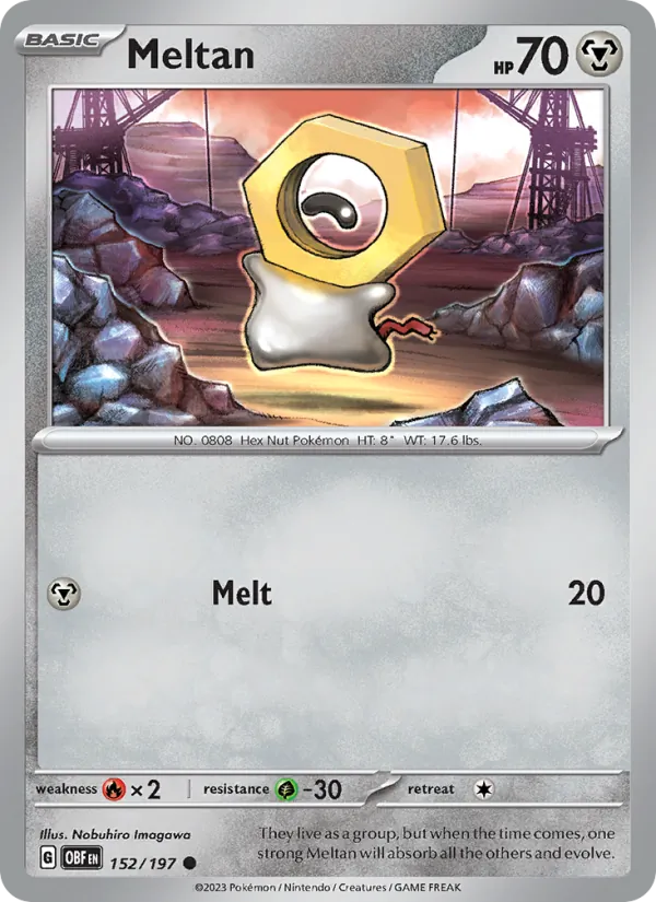 Meltan, Obsidian Flames 152/197