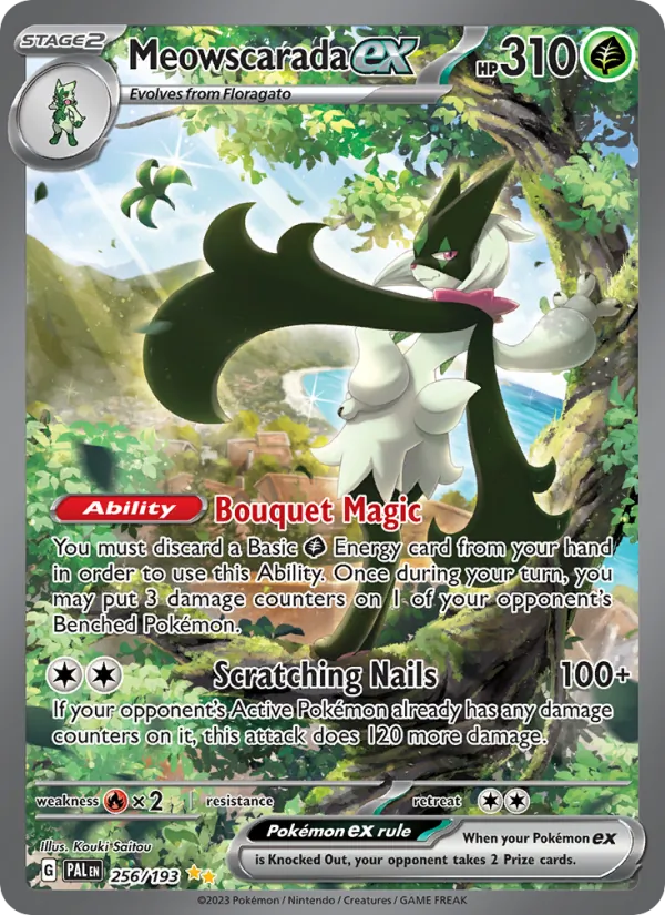 Meowscarada EX, Paldea Evolved 256/193