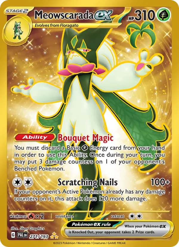 Meowscarada EX, Paldea Evolved 271/193