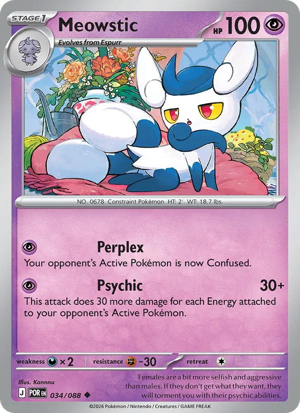Meowstic, Perfect Order 034/088