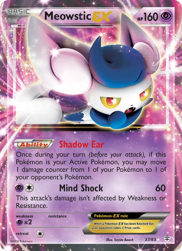 Meowstic EX, Generations 037/083