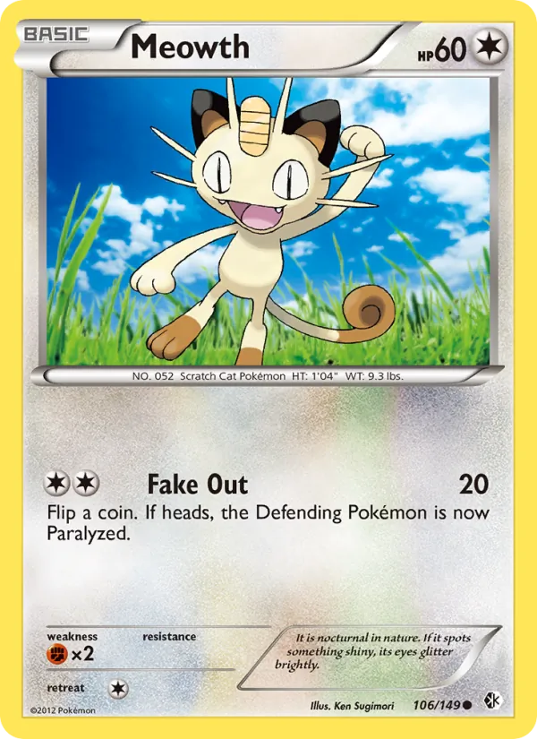 Meowth, Boundaries Crossed 106/149