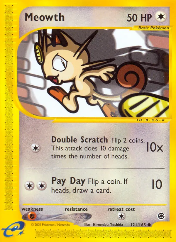 Meowth, Expedition Base Set 121/165