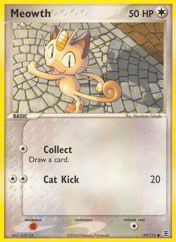 Meowth, FireRed & LeafGreen 069/112