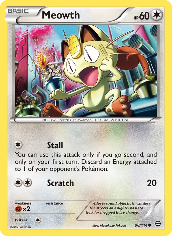 Meowth, Steam Siege 088/114
