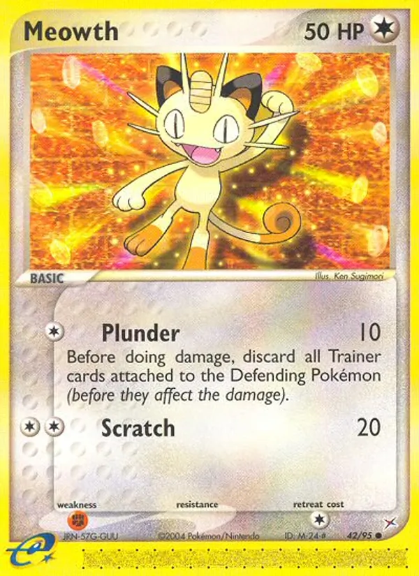 Meowth, Team Magma vs Team Aqua 042/095