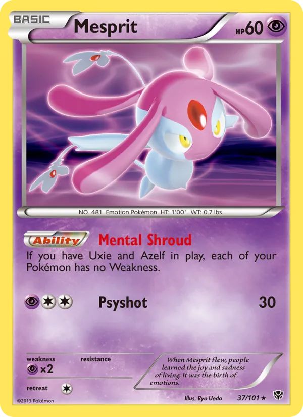 Mesprit, Plasma Blast 037/101