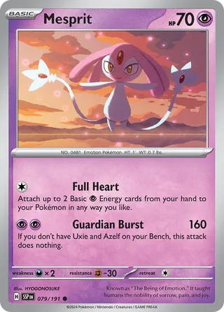 Mesprit, Surging Sparks 079/191