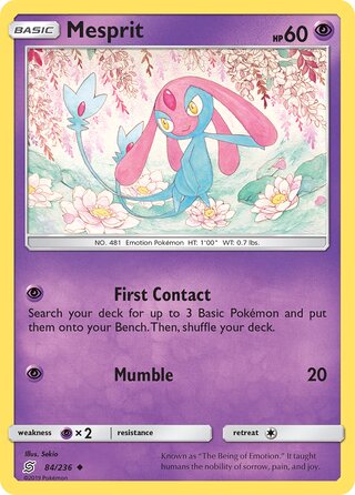 Mesprit, Battle Academy 2020 (Mewtwo) 084/236