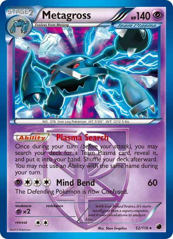 Metagross, Plasma Freeze 052/116