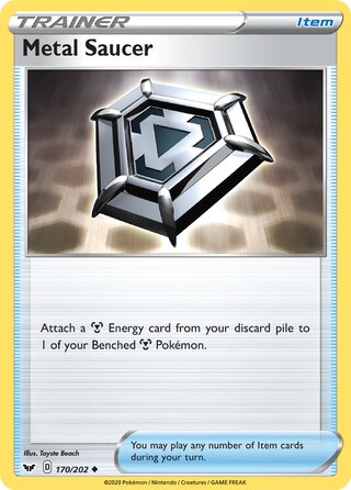Metal Saucer, Play! Pokémon Prize Pack Series One 170/202