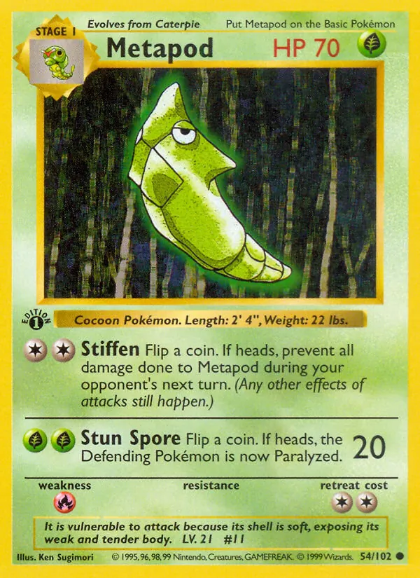 Metapod, Base 054/102