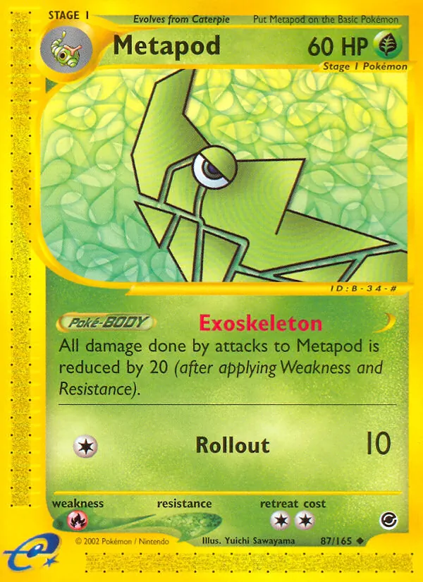 Metapod, Expedition Base Set 087/165