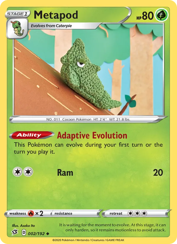 Metapod, Rebel Clash 002/192