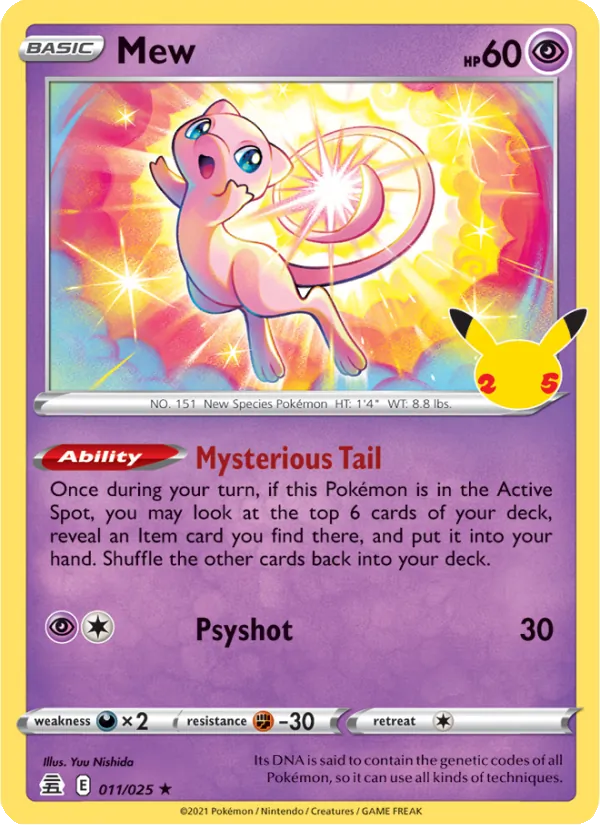 Mew, Celebrations 011/025