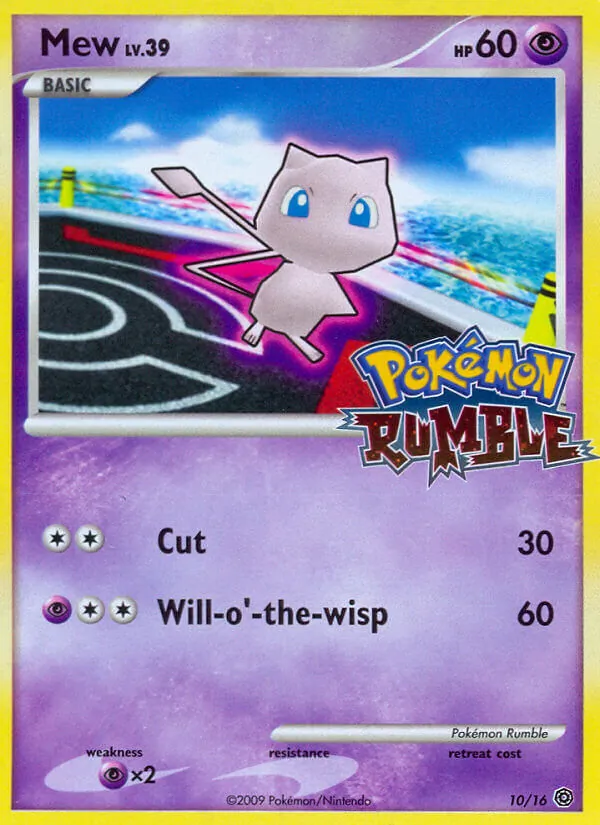 Mew, Pokémon Rumble 010/016