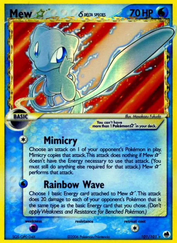 Mew ☆ δ, Dragon Frontiers 101/101