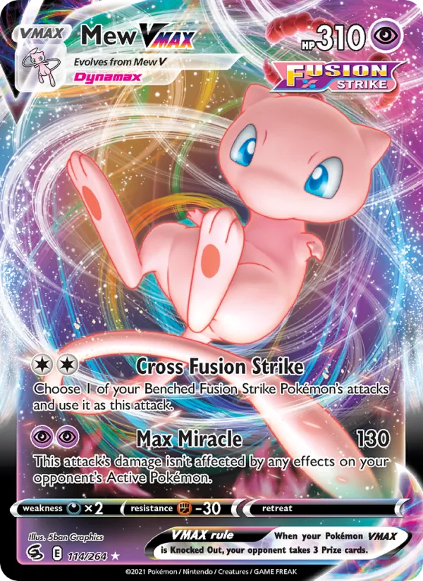 Mew VMAX, Fusion Strike 114/264