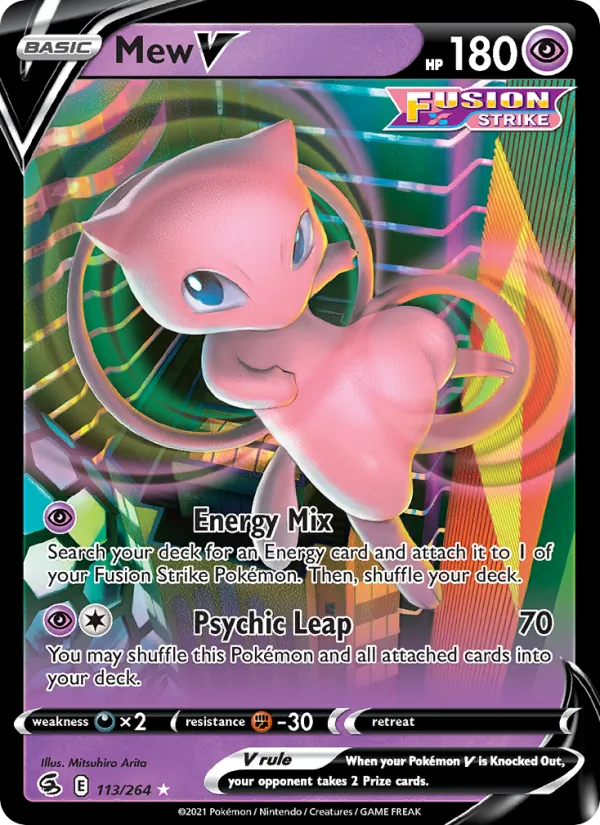 Mew V, Fusion Strike 113/264