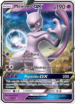 Mewtwo GX, Shining Legends 039/073