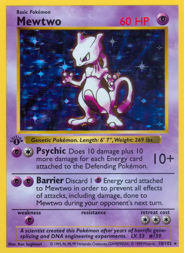 Mewtwo, Base 010/102