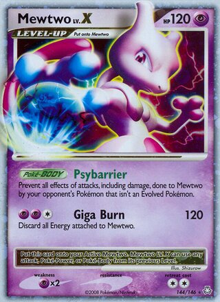 Mewtwo LV.X, Legends Awakened 144/146