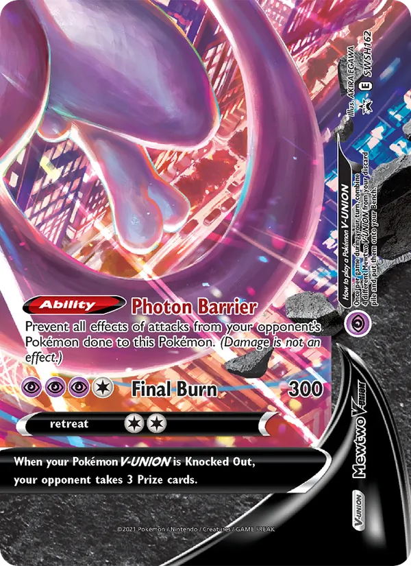 Mewtwo V-UNION, SWSH Black Star Promos SWSH162/307