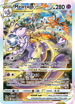 Mewtwo VSTAR, Crown Zenith Galarian Gallery GG44/70