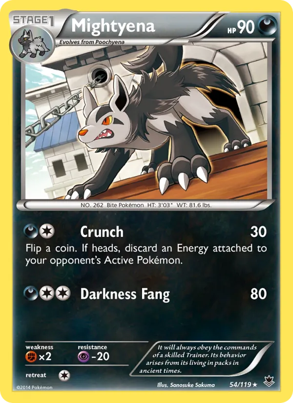 Mightyena, Phantom Forces 054/119