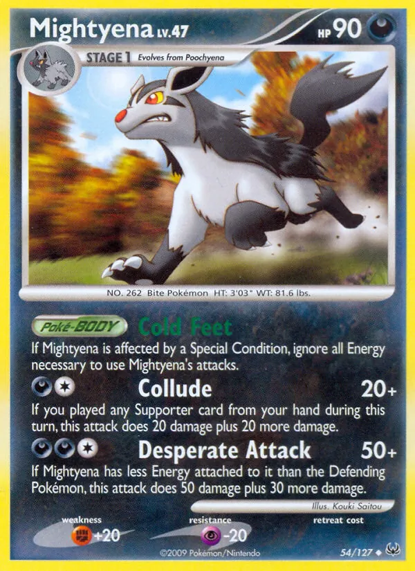 Mightyena, Platinum 054/127