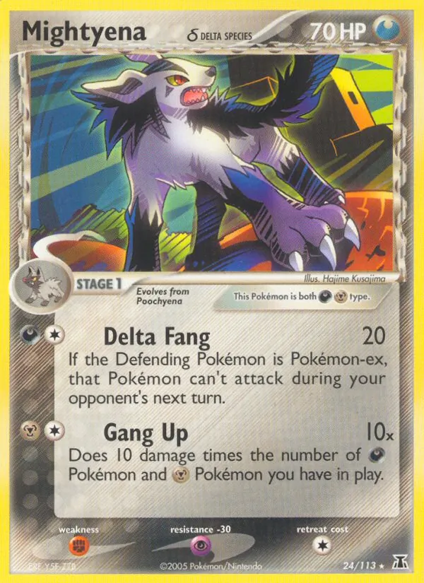 Mightyena δ, Delta Species 024/113