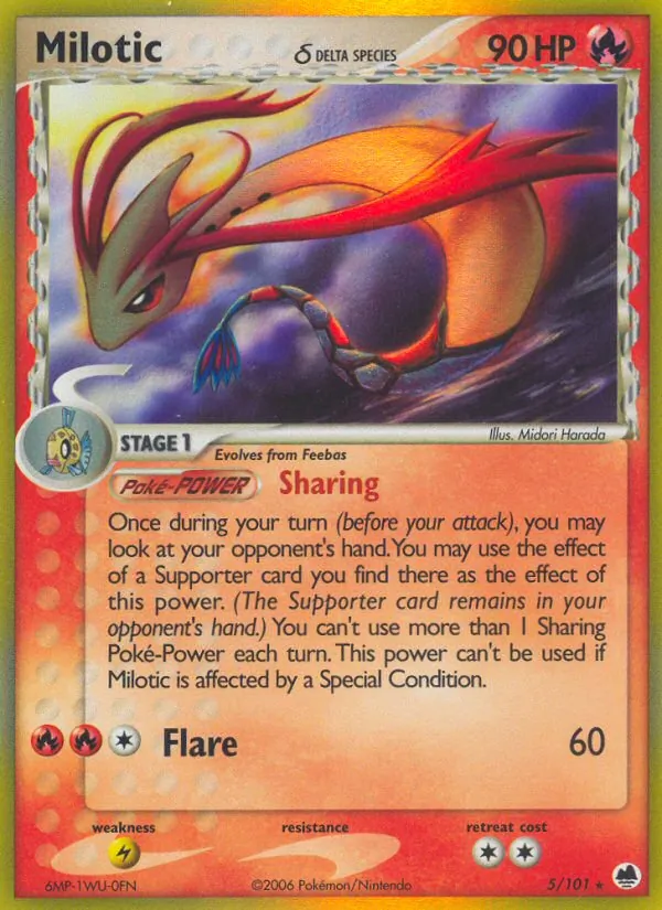 Milotic δ, Dragon Frontiers 005/101