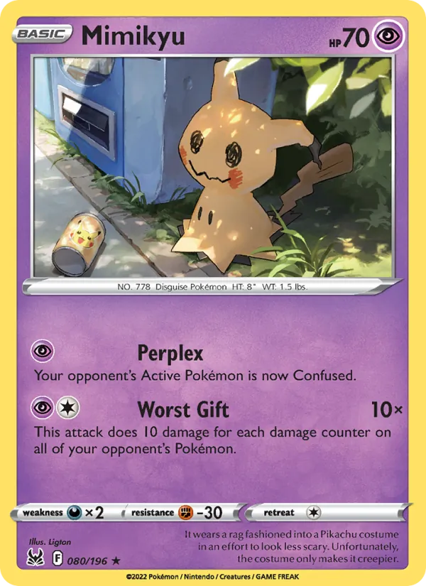 Mimikyu, Lost Origin 080/196