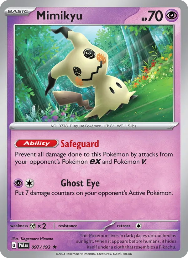 Mimikyu, Paldea Evolved 097/193