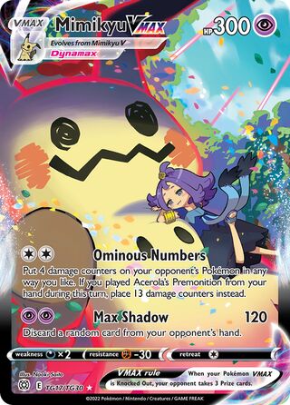 Mimikyu VMAX, Brilliant Stars Trainer Gallery TG17/30