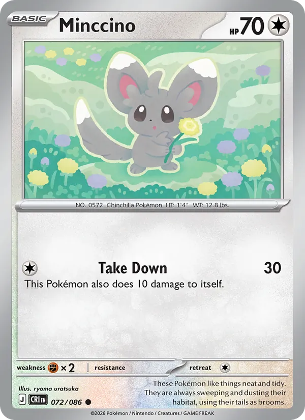 Minccino, Chaos Rising 072/086