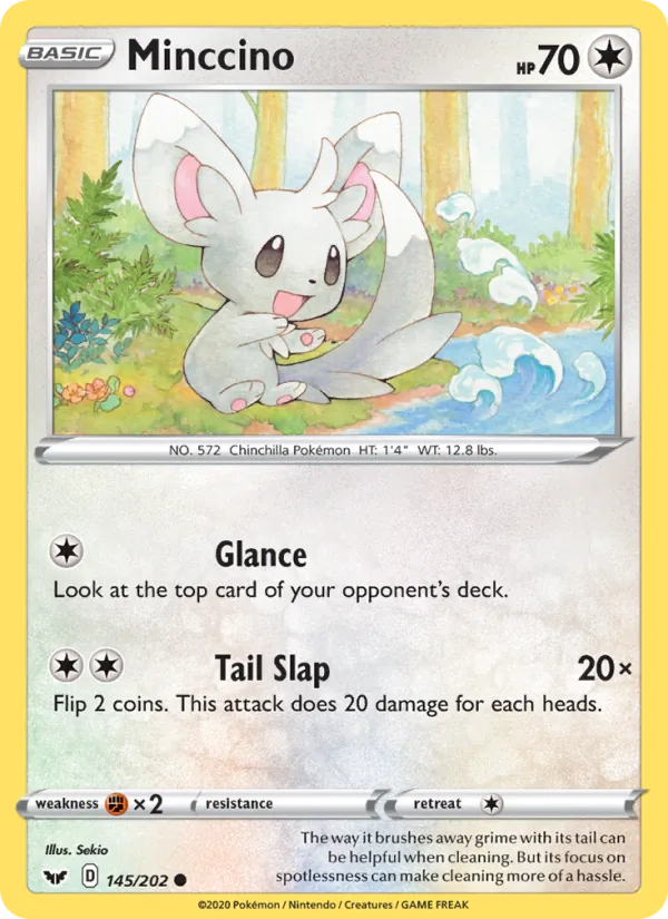 Minccino, Sword & Shield 145/202