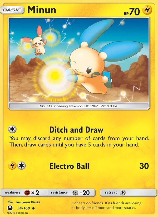 Minun, Celestial Storm 054/168