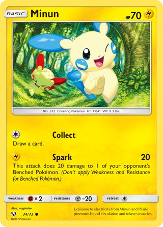 Minun, Shining Legends 034/073