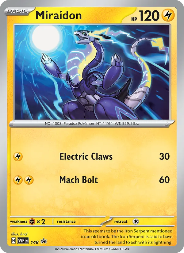 Miraidon, Battle Academy 2024 (Pikachu) 148