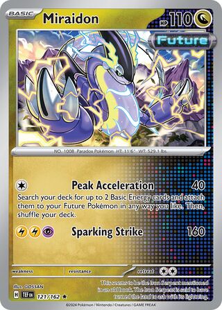 Miraidon, Play! Pokémon Prize Pack Series Five 121/162