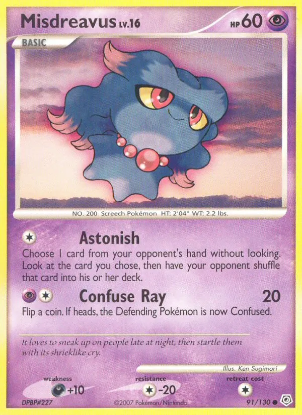 Misdreavus, Diamond & Pearl 091/130
