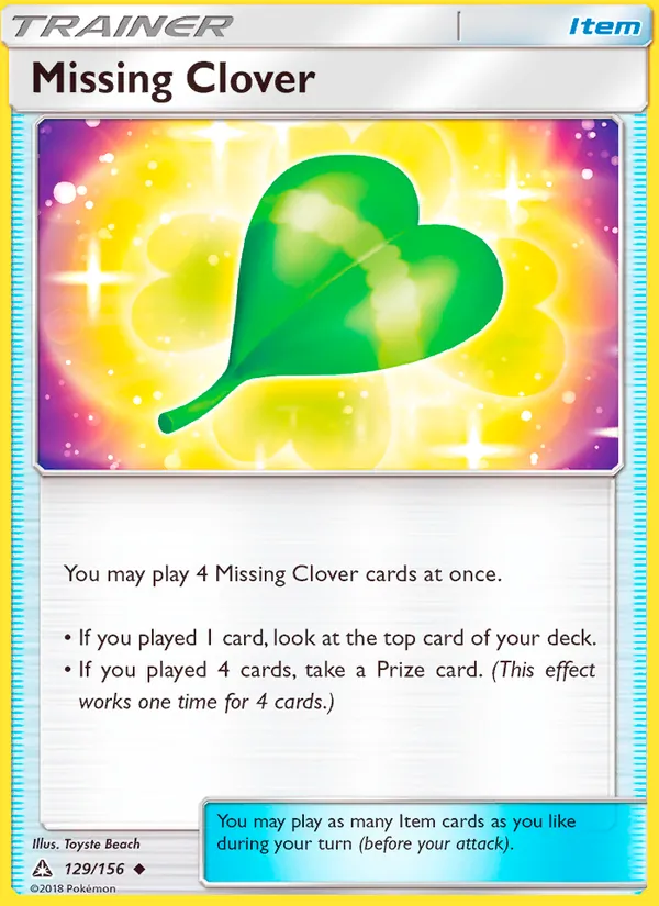 Missing Clover, Ultra Prism 129/156