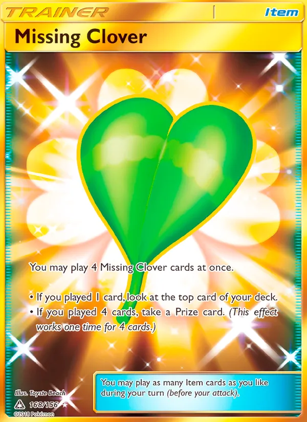 Missing Clover, Ultra Prism 168/156