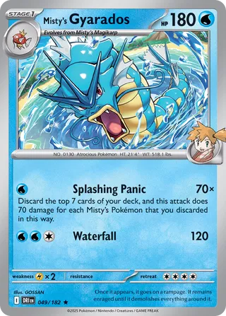Misty's Gyarados, Destined Rivals 049/182