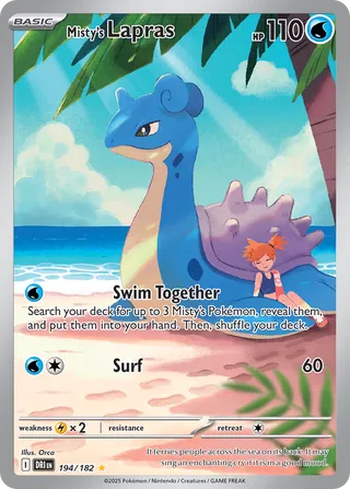 Misty's Lapras, Destined Rivals 194/182