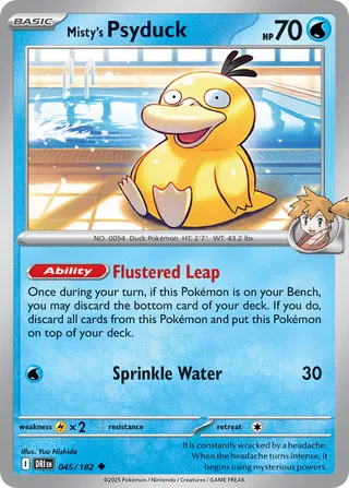 Misty's Psyduck, Destined Rivals 045/182
