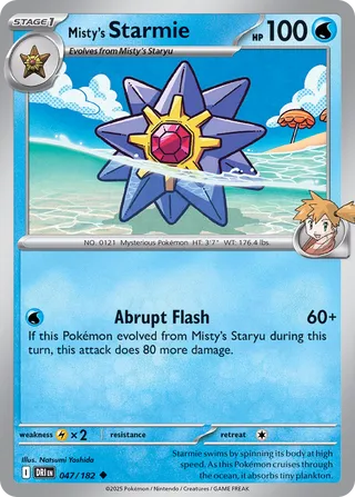 Misty's Starmie, Destined Rivals 047/182